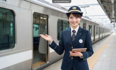 電車をよりスムーズがエコに動かすための仕組みが、VVVFインバータというわけですね!(画像はあくまでAIによるイメージです。)