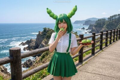 ボクはずんだもん!みんな東北の海を好きになるのだ!!(画像はあくまでAIによるイメージなのだ)