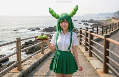 東北の海は、おいしい魚がたくさん採れる海なのだ!(画像はあくまでAIによるイメージなのだ)