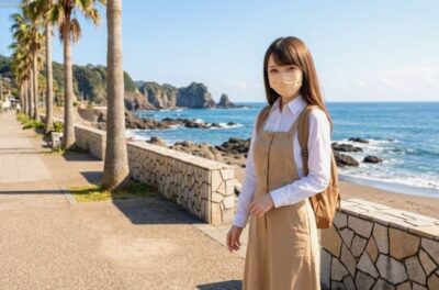 筆者、日南の海より(という設定のAI画像です😅)