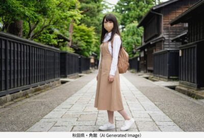 筆者、角館より(という設定のAI画像です😅)