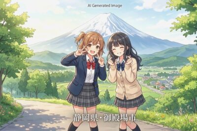 静岡県御殿場市の観光（画像はあくまでAIによるイメージです。）