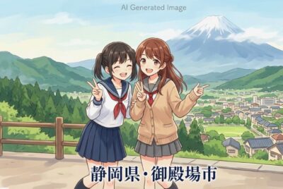 静岡県御殿場市の観光（画像はあくまでAIによるイメージです。）
