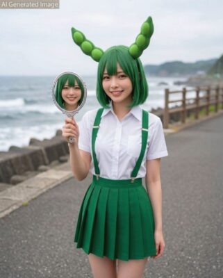 ボクはずんだもん!東北の海からお送りするのだ!みんな東北の海を好きになるのだ!!(画像はあくまでAIによるイメージなのだ)