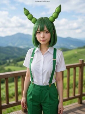 ※画像はあくまでAIによるイメージなのだ。歩きやすい服装で、東北の高原地帯の爽快な風を体感しに出発なのだ!