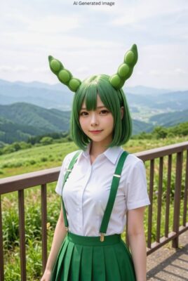 ※画像はあくまでAIによるイメージなのだ。東北の高原地帯を彩る雄大な山々は本当にすごいのだ!