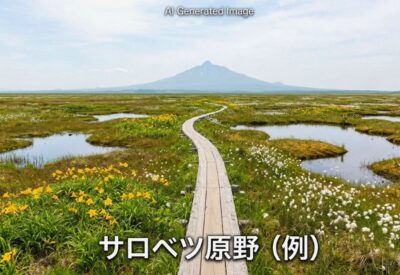 サロベツ原野（画像はあくまでAIによるイメージです。）