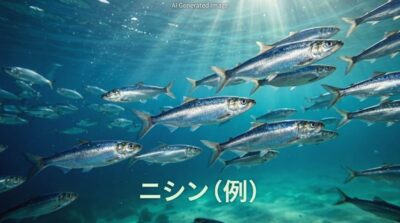 ニシンの例(画像はあくまでAIによるイメージです。)