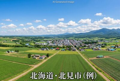 北海道北見市の景色（画像はあくまでAIによるイメージです。）
