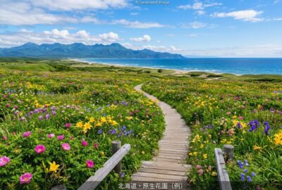 原生花園（画像はあくまでAIによるイメージです。）