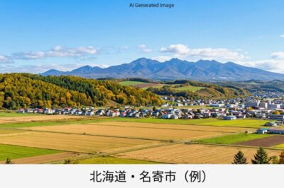 北海道名寄市のイメージ(画像はあくまでAIによるイメージです。)