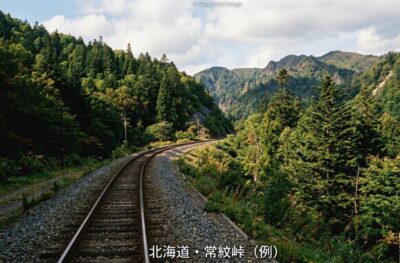 常紋峠(画像はあくまでAIによるイメージです。)