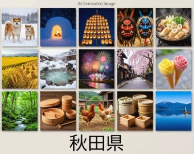いざ秋田県の旅へ!(画像はあくまでAIによるイメージです。)(鉄道唱歌 秋田編の解説)