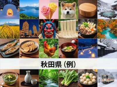 AIオリジナルの鉄道唱歌で、いざ秋田県の旅へ!(画像はあくまでAIによるイメージです。)(鉄道唱歌 秋田編の解説)