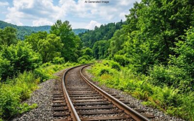 鉄道の上り・下りには、必ず「起点」というものがある(画像はあくまでAIによるイメージです。)