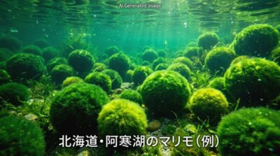 阿寒湖のマリモが世界的な注目を集める神秘的な姿