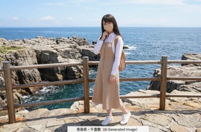 筆者、千畳敷より(という設定のAI画像です😅)
