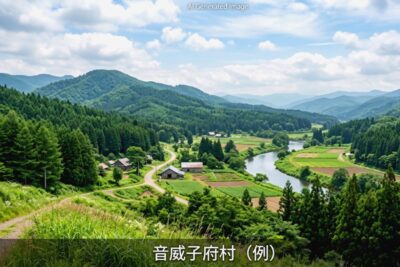 音威子府村のイメージ(画像はあくまでAIによるイメージです。)